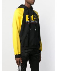 Мужской черный худи с принтом от Gcds