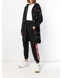 Женский черный худи с принтом от McQ Alexander McQueen