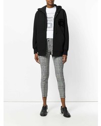 Женский черный худи с принтом от Alexander Wang