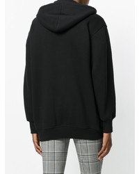 Женский черный худи с принтом от Alexander Wang