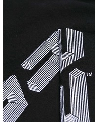 Женский черный худи с принтом от Off-White