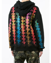 Мужской черный худи с принтом от Haculla