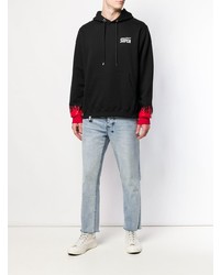 Мужской черный худи с принтом от Vision Of Super