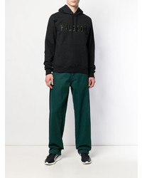 Мужской черный худи с принтом от Undercover