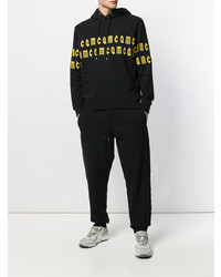 Мужской черный худи с принтом от McQ Alexander McQueen