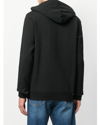 Мужской черный худи с принтом от Soulland