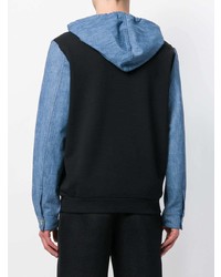 Мужской черный худи с принтом от Love Moschino