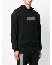 Мужской черный худи с принтом от Omc