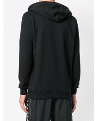 Мужской черный худи с принтом от Kappa Kontroll