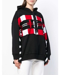 Женский черный худи с принтом от Stella McCartney