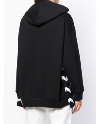 Женский черный худи с принтом от Stella McCartney