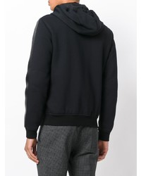 Мужской черный худи с принтом от Versace