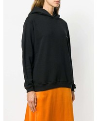 Женский черный худи с принтом от Chiara Ferragni