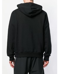 Мужской черный худи с принтом от 424