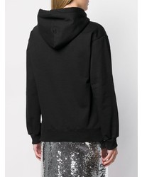 Женский черный худи с принтом от Chiara Ferragni