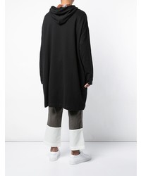 Мужской черный худи с принтом от Loewe