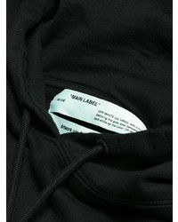 Женский черный худи с принтом от Off-White