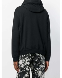 Мужской черный худи с принтом от MSGM