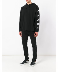 Мужской черный худи с принтом от Alyx