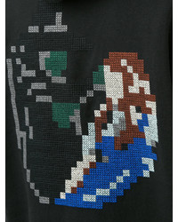 Мужской черный худи с принтом от Undercover