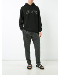 Мужской черный худи с принтом от Undercover