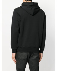 Мужской черный худи с принтом от Palm Angels