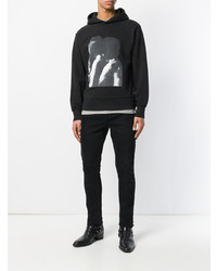 Мужской черный худи с принтом от Misbhv