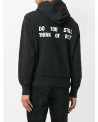 Мужской черный худи с принтом от Misbhv