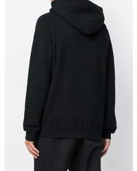 Мужской черный худи с принтом от White Mountaineering