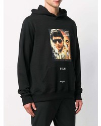 Мужской черный худи с принтом от Ih Nom Uh Nit