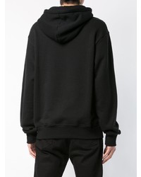 Мужской черный худи с принтом от 424