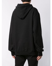 Мужской черный худи с принтом от 424