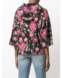 Женский черный худи с принтом от Dolce & Gabbana