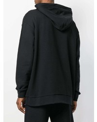 Мужской черный худи с принтом от Fausto Puglisi