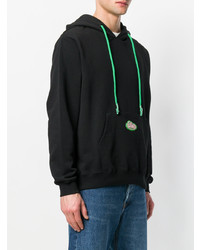 Мужской черный худи с принтом от Gcds