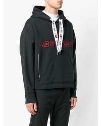 Мужской черный худи с принтом от Reebok By Pyer Moss