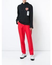 Женский черный худи с принтом от Opening Ceremony