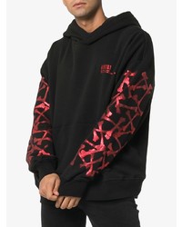 Мужской черный худи с принтом от Amiri