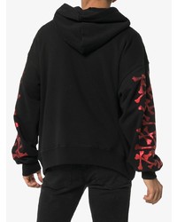 Мужской черный худи с принтом от Amiri