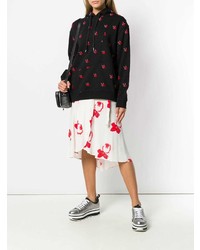 Женский черный худи с принтом от McQ Alexander McQueen