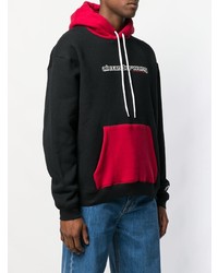 Мужской черный худи с принтом от Alexander Wang