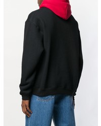 Мужской черный худи с принтом от Alexander Wang