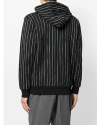 Мужской черный худи с принтом от Palm Angels