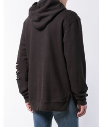 Мужской черный худи с принтом от Alchemist