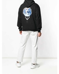 Мужской черный худи с принтом от Geo