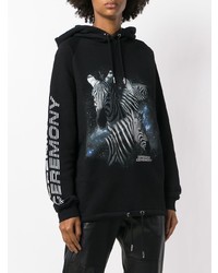 Женский черный худи с принтом от Opening Ceremony