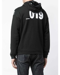 Мужской черный худи с принтом от CP Company