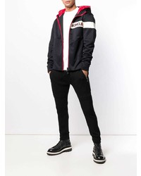 Мужской черный худи с принтом от MONCLER GRENOBLE