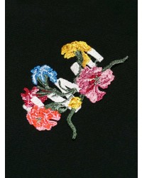 Женский черный худи с цветочным принтом от Off-White