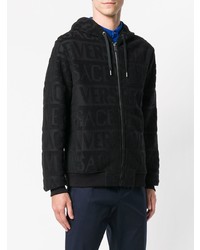 Мужской черный худи от Versace